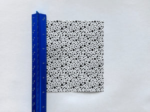 Black and White Hand Drawn Dots Water Soluble Transfer Sheet for Polymer Clay