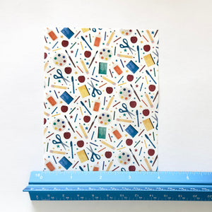 School Supplies Water Soluble Transfer Sheet for Polymer Clay