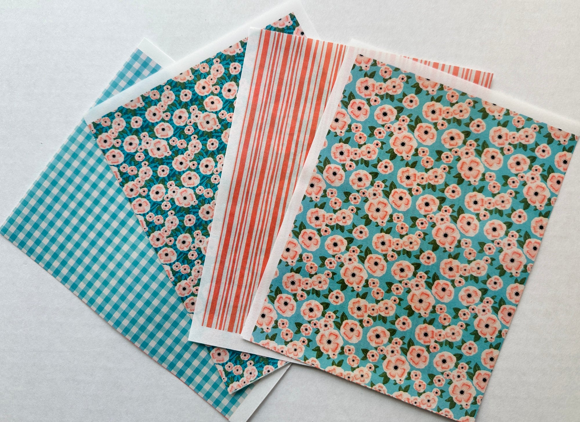 Orange Blossom Dreams Water Soluble Transfer Sheet Bundle for Polymer Clay