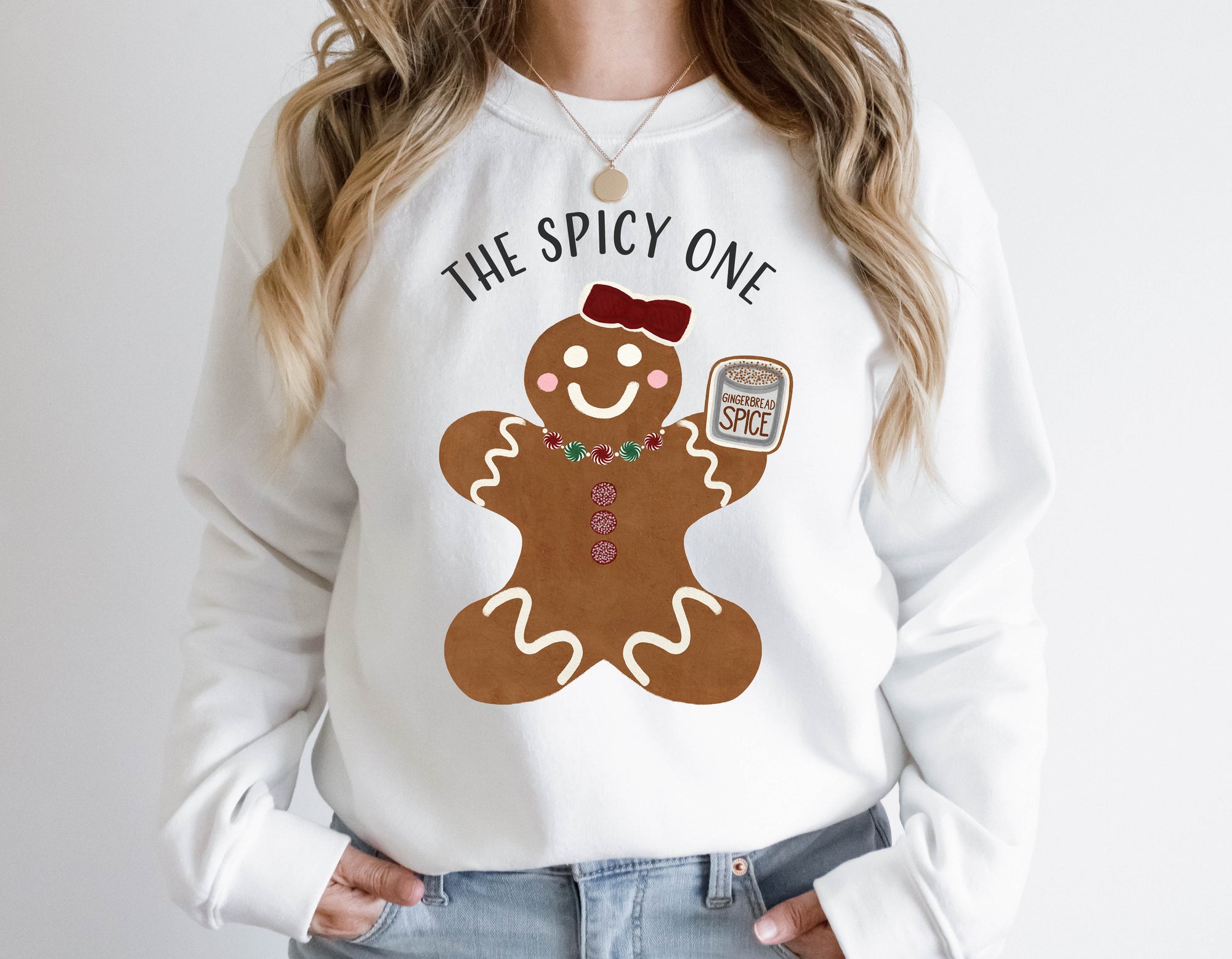 The Spicy One Gingerbread Girl Sweatshirt