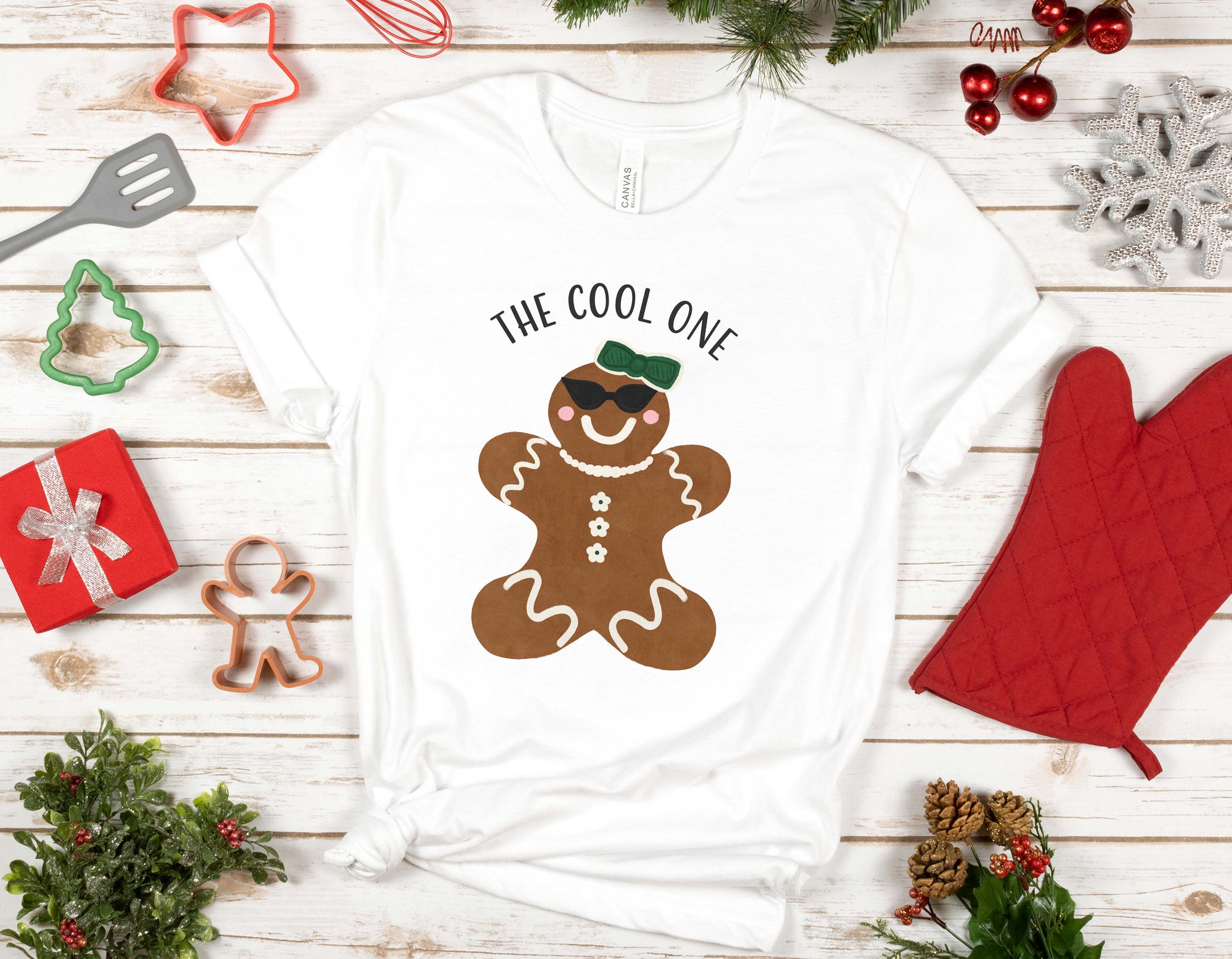 The Cool One Gingerbread Girl Shirt