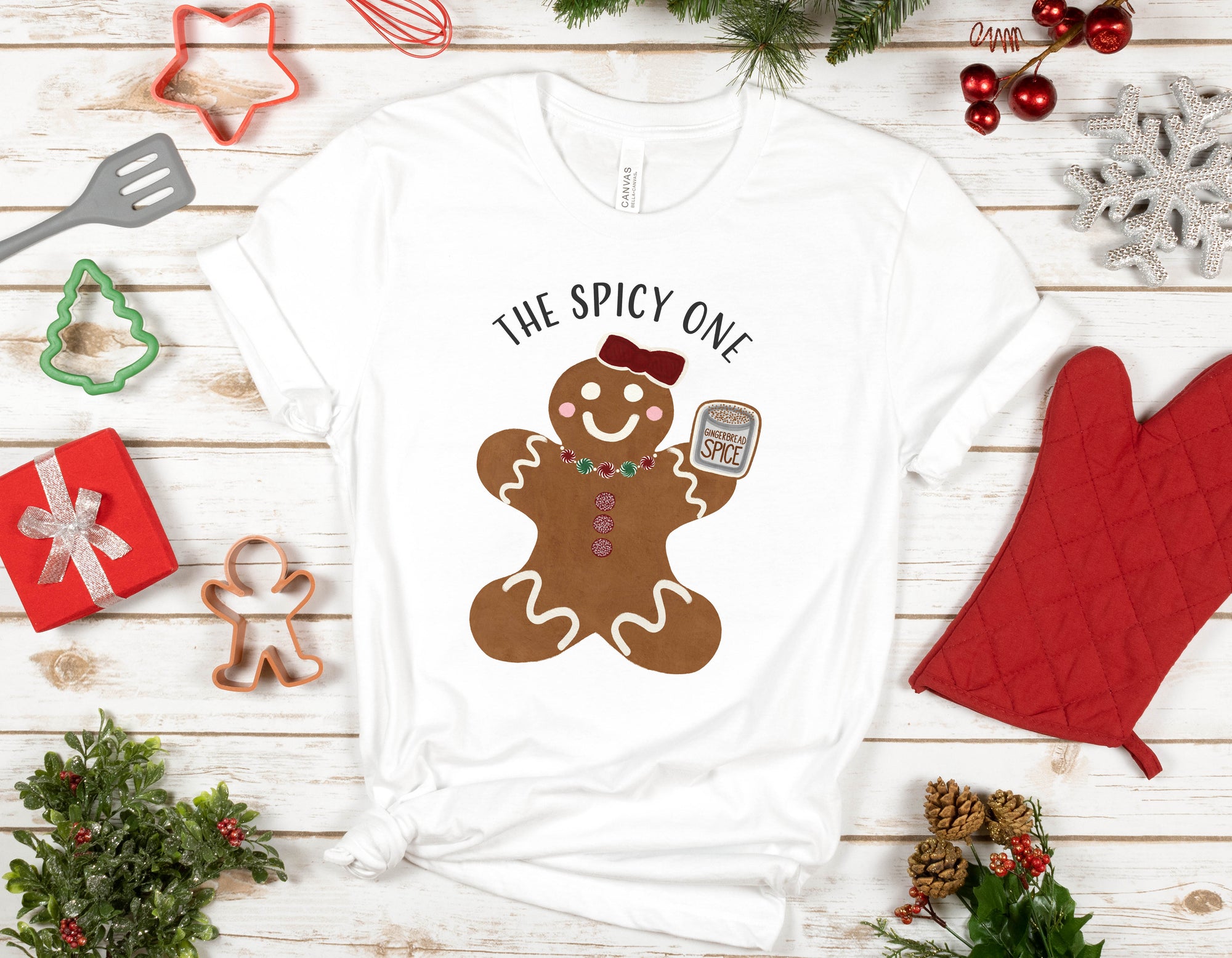 The Spicy One Gingerbread Girl Shirt