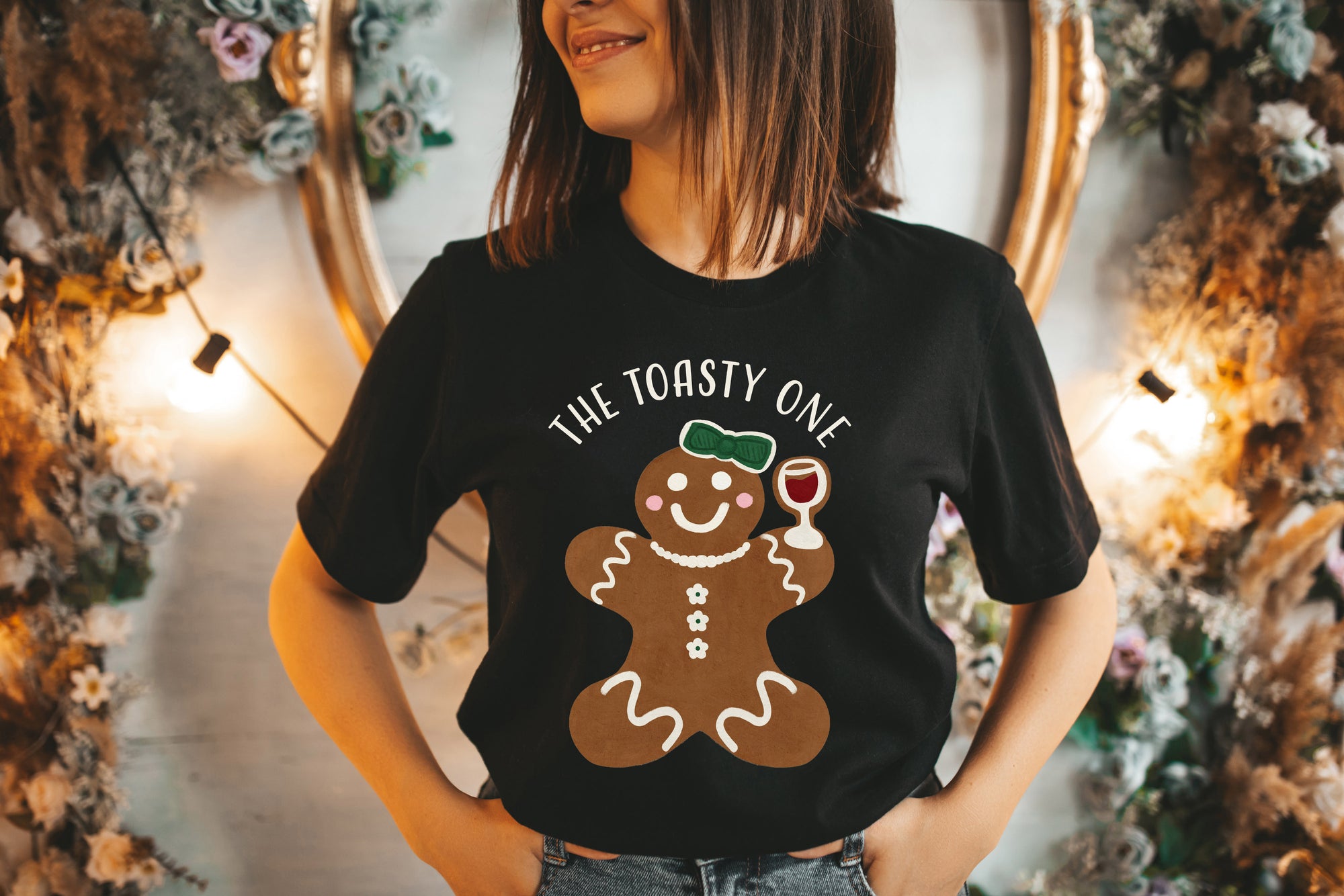 The Toasty One Gingerbread Girl Shirt
